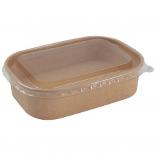 Hot2Go Rectangle Pot & Lid (300 Pots & 300 Lids)