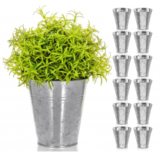 Herbs Pots - Metal, Pack of 12