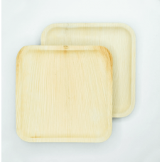 Eco Leaf Square Plates 7' (pack of 25)